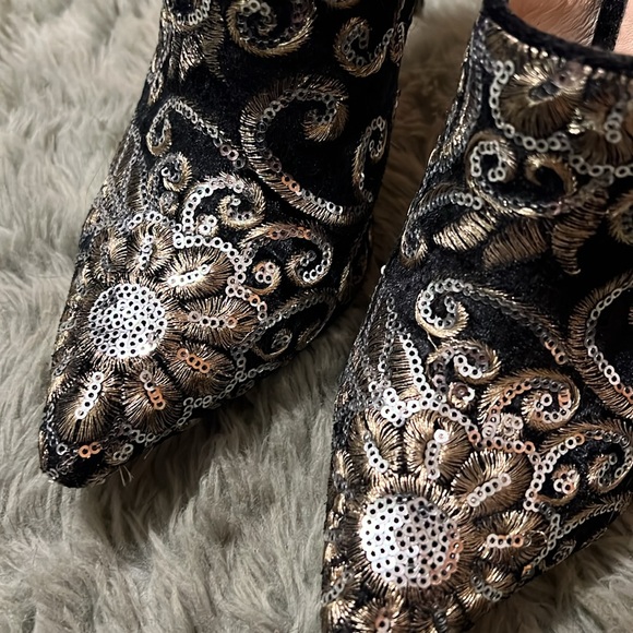 Raye Embroidered Heels - Picture 2 of 3